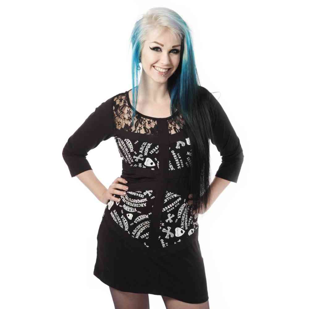 *OCCULT TWIN TOP LADIES BLACK/RED